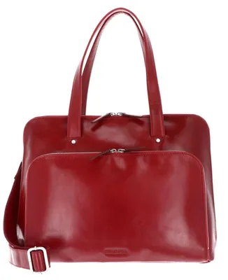 Imagen del producto de LEONHARD HEYDEN Cuero maletín bolsa de ordenador portátil con compartimento para ordenador portátil Cambridge Damen Businesstasche 1 Fach 5257 Rot rojo
