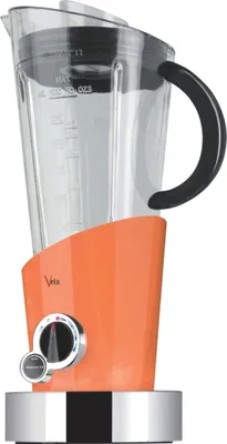 Produktbild von Bugatti Italy Vela, Tischplatten-Mixer, Eis-Crusher, 400 W, Orange, Edelstahl, Transparent