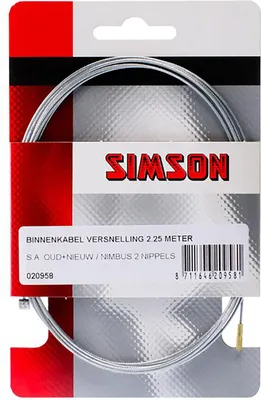 Immagine prodotto di Cavo interno per cambio Simson, 2,25 m