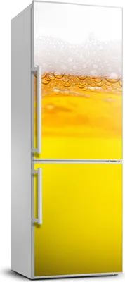 Produktbild von Tulup Kühlschrankdekoration - 70x190 cm - Aufkleber auf dem Kühlschrank - Bier