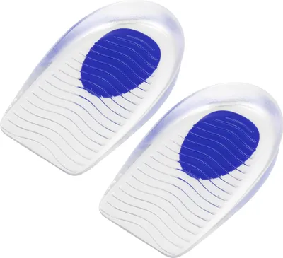 Produktbild von 2Stk. Silikon Fersenstütze Tassenpolster Silikon Gr??e 33-39 Wellenform blau