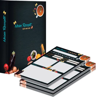 Produktbild von PRICARO Rezeptordner mit Rezeptblock "Buon Appetito", A5