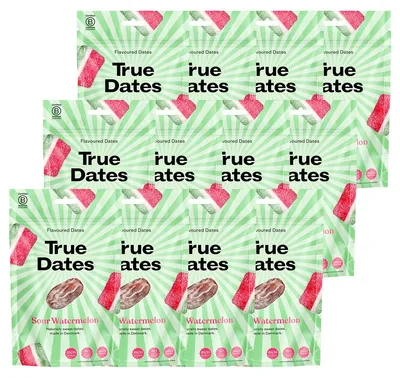 Produktbild von True Dates Datteln saure Wassermelone Datteln 100g 12er Pack