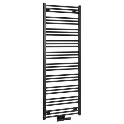 Obrázek produktu pro ALBRECHT koupelnový radiátor 600x1570 mm, středové připojení, 700W, černý matný
