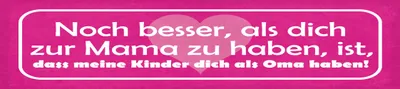 Produktbild von vianmo Blechschild 10x46 cm das meine Kinder dich als Oma haben