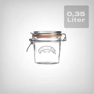 Produktbild von Kilner Weckglas mit Bügelverschluss rund, 350ml