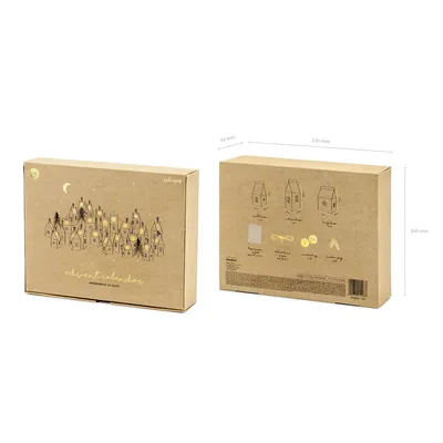 Produktbild von Häuschen Adventskalender, 24 teilig