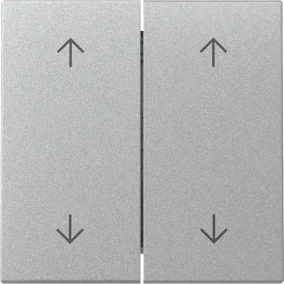 Produktbild von GIRA Wippe 329726 2f Pfeile Sys.55 F Alu (329726)