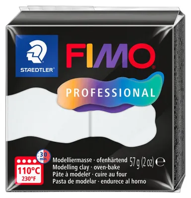 Produktbild von FIMO PROFESSIONAL Modelliermasse ofenhärtend 57 g weiß