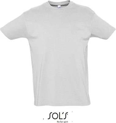 Obrázok produktu pre SOLs 11500 | Imperial Pánske tričko Uni - Farba: Ash (Heather) - Veľkosť: S