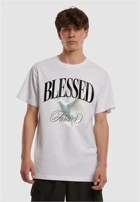 Image de T-shirt pour homme Mr. Tee Blessed Forever Tee blanc - XXL