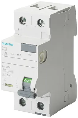 Immagine prodotto di SIEMENS RCD a 2 poli 16 A 230 V 5SV3111-6KL (5SV3111-6KL)