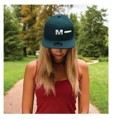 Produktbild von Verstellbare grüne Snapback-Kappe