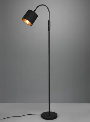 Image de Shadora Lampadaire Nori Noir Mat
