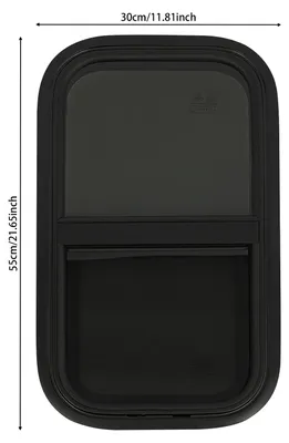 Obrázek produktu pro Posuvné okno pro karavany – okno pro obytné vozy – větrací okno – ochrana proti hmyzu – rozměry 300 x 550 mm