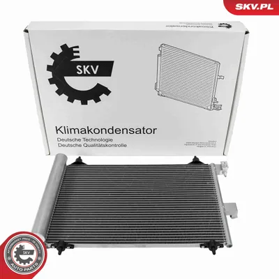 Zdjęcie produktu dla ESEN SKV 86SKV317 Skraplacz klimatyzacji, pasujący do PEUGEOT 406 (8B) + osuszacz