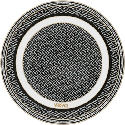 Produktbild von Rosenthal Versace La Greca Signature Black Platzteller 33 cm