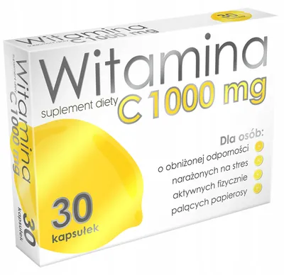 Zdjęcie produktu dla Witamina C 1000 mg, 30 kapsułek