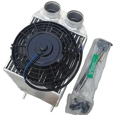 Image de Intercooler, 5 pouces, en aluminium, conception de montage latéral, léger, compatible avec la Renault Super 5 R5 GT Turbo (1985-1991)