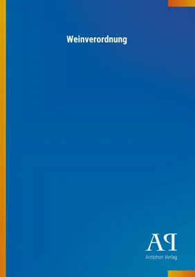 Produktbild von Weinverordnung