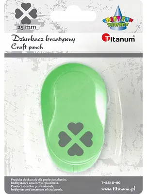 Produktbild von Titanum Dekorativer Locher Herzen für Papier 2,5 mm