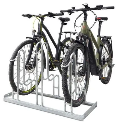 Produktbild von Dreifke® Standparker Wyk | Umknickschutz durch hohe Einstellbügel | Fahrradst... für 3 Fahrräder