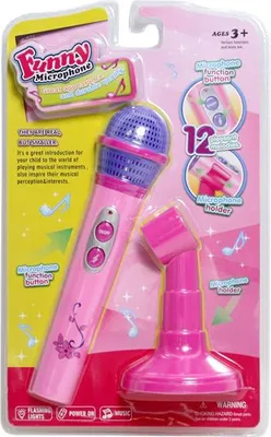 Produktbild von Kinder Mikrofon mit Melodien - Spielzeugmikrofon für Karaoke - Musikspielzeug Batteriebetr.