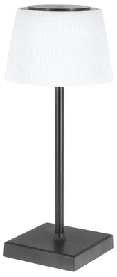 Produktbild von LED Tischleuchte Paris schwarz weiß 13x30cm USB Ladefunktion akkubetrieben Touchfunktion stufenlos dimmbar 3 Weißtöne IP44 In-/Outdoor