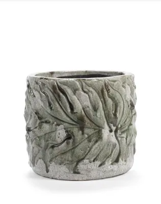 Produktbild von Serax Blumentopf Blätter Grün-Mehrfarbig D 30 cm H 26,5 cm