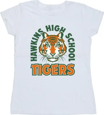 Produktbild von Netflix - "Stranger Things Hawkins" T-Shirt für Damen BI40108 (XXL) (Weiß)