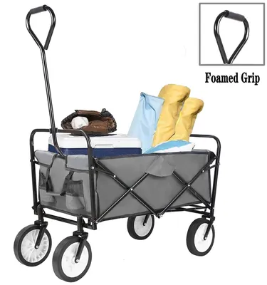 Image de Chariot de plage - Chariot pliable - Chariot de transport - Chariot tout-terrain