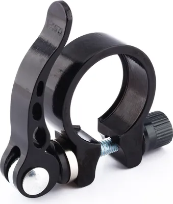 Productafbeelding van Snelspanner-klemring, 31,8 mm, aluminium zadelpenklem voor mountainbikes en stadsfietsen, zwart