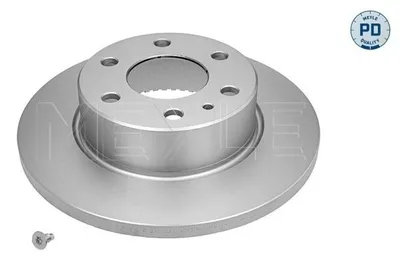 Produktbild von 2x MEYLE Bremsscheibe 215 523 0023/PD hinten für IVECO DAILY IV Kasten/Kombi