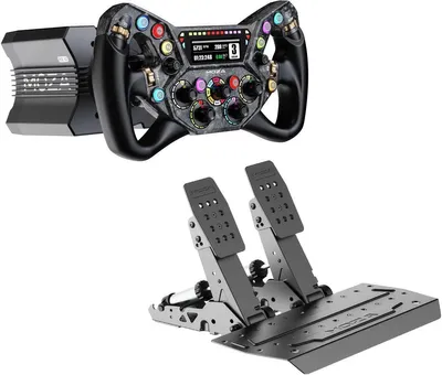 Produktbild von MOZA R12 V2 + KS Pro + SRP2 – Direct Drive Sim Racing Set 12 Nm PC