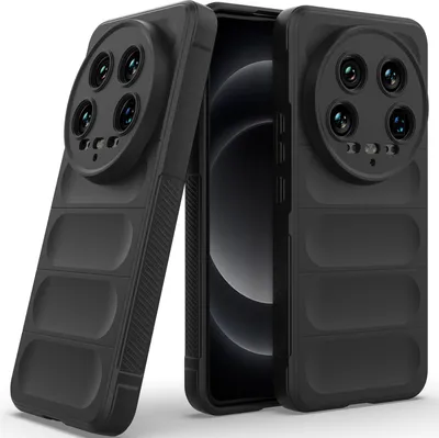 Image de Etui pour Xiaomi 14 Etui de protection antichoc en silicone TPU ultra souple Noir