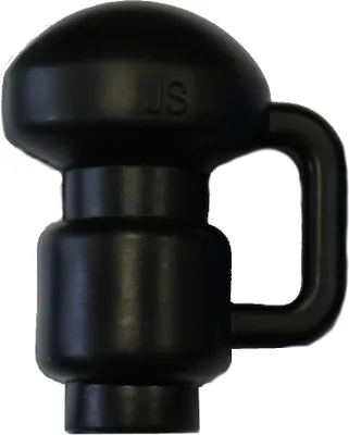 Produktbild von walexo Trampolin Kappen für "Innenliegendes Sicherheitsnetz" Stangen Ø 28 mm ( 8 x Schwarz )