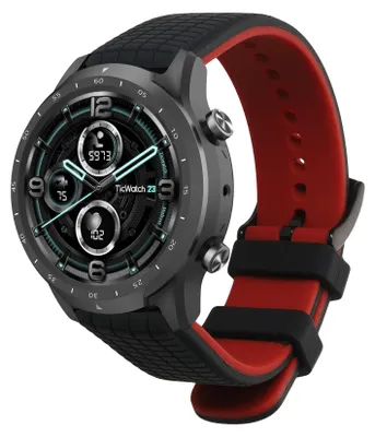 Produktbild von kwmobile Silikon Uhrenarmband für Ticwatch Pro 3 Ultra / Pro 3 / S2 / GTX Armband - Ersatzarmband für Fitnesstracker - Wechselarmband Smartwatch -