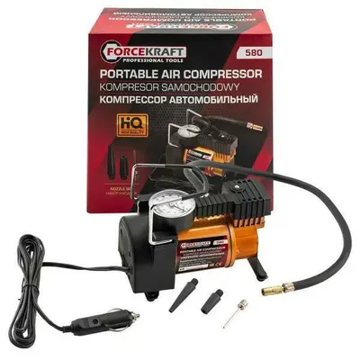 Produktbild von Autokompressor Kolbenkompressor 12V 30l/min mit Manometer FK-580
