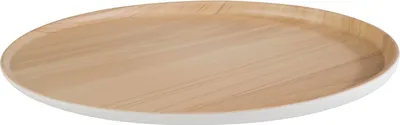 Produktbild von APS Frida Tablett, Holzoptik/weiß, ø: 315 mm
