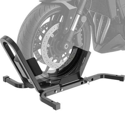 Image de Support de roue avant moto - 17 à 21 pouces - 60 à 120 mm - Acier