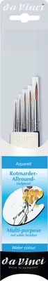 Produktbild von Pinselset da Vinci Rotmarder-Allround-Set 5246 +1 Stück Kernseife