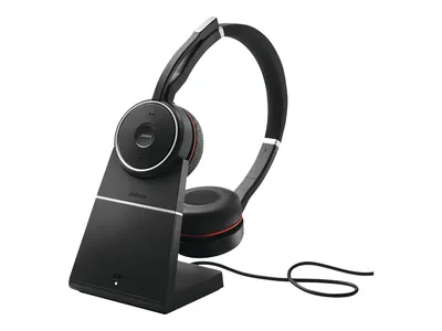 Produktbild von Jabra Evolve 75 MS Stereo - Headset - On-Ear - Bluetooth - kabellos - aktive Rauschunterdrückung