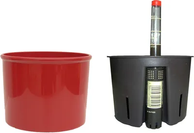 Produktbild von Set3 Blumentopf Corona 18/19 kaminrot Ø 20.5cm H 20.5cm +KT+WA