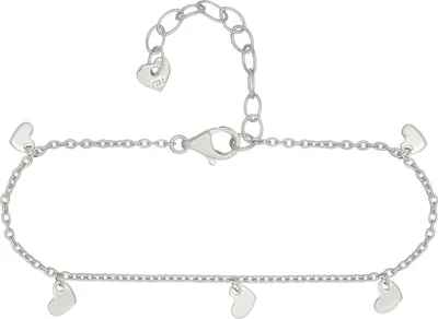 Produktbild von cai Armband 925 Silber rhodiniert Anhänger Herzen