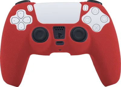 Produktbild von Mobigear Classic Dünn Playstation 5 controller Hülle Flexibles Silikon - Rot
