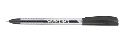 Zdjęcie produktu dla Papermate 2084415, Długopis żelowy, Czarny, Czarny, Przezroczysty, Okrągły, Oburęczny, 0,5 mm