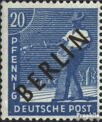 Produktbild von Briefmarken Berlin (West) 1948 Mi 8 postfrisch Schwarzaufdruck
