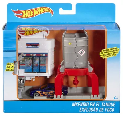 Produktbild von Mattel Hot Wheels DWL01 Tank Explosion inkl. 1 Fahrzeug