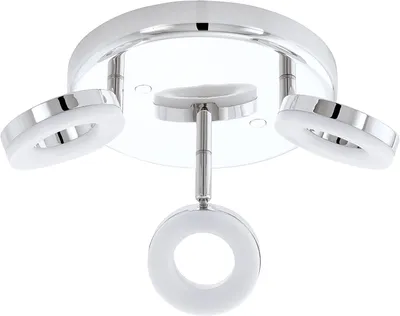 Produktbild von Eglo Oderzo 1 LED-Rondell 3-flammig Alu Chrom Deckenspot