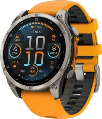 Immagine prodotto di Garmin fenix 8 51 mm AMOLED grafite/titanio bracciale in silicone